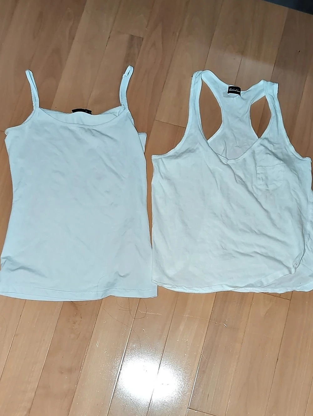 Bundle Of Two White Tank Tops
